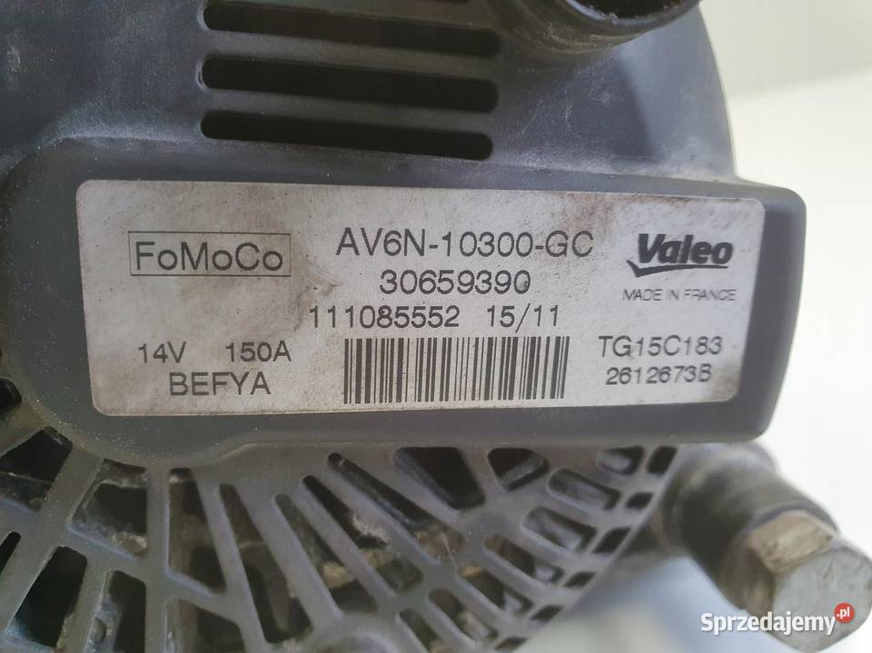 Ford Focus III MK3 16 TDCI ALTERNATOR lubelskie Janów