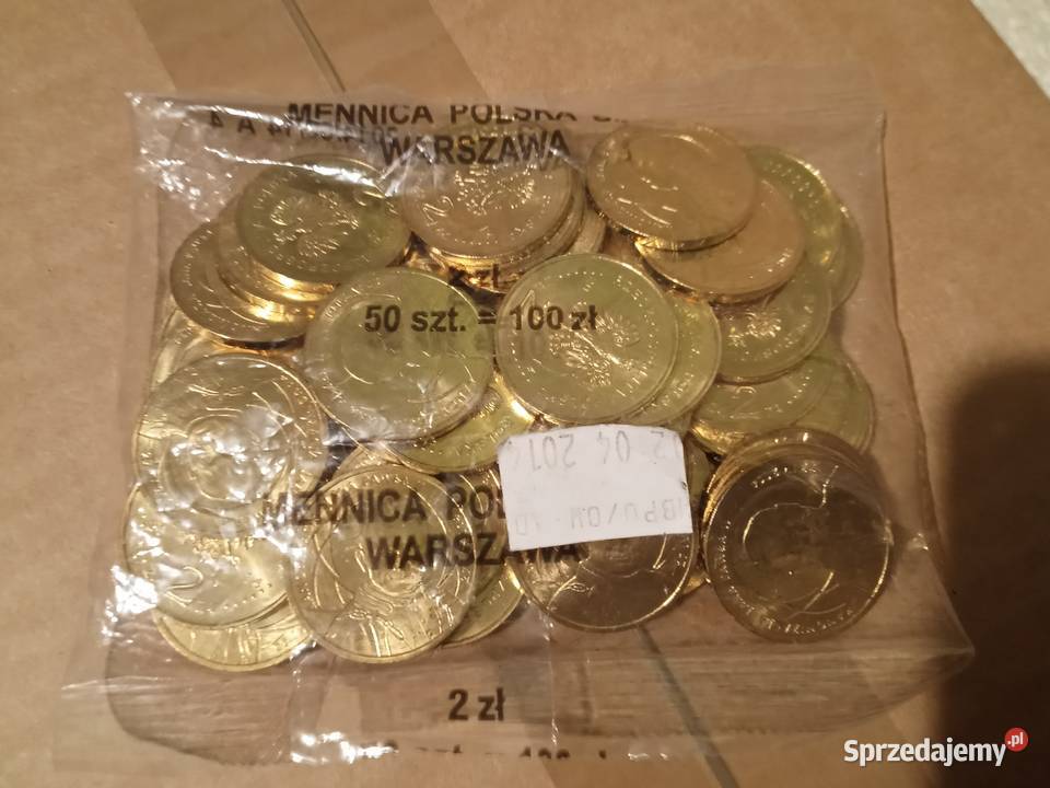 Woreczek menniczy 2 50 Kanonizacja Jana Pawła II wielkopolskie Poznań