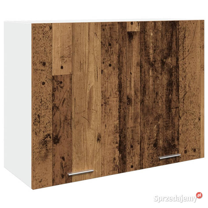 Szafka wisząca stare drewno 80x31x60 WM856110 Warszawa