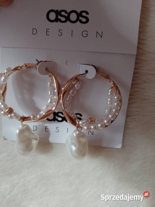 ASOS Bogato zdobione kolczyki ślubne z Londynu Dla kobiet Kraków