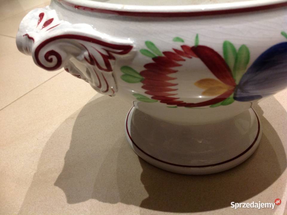 Waza Porcelanowa STARA Sygnowana Ceramika i szkło Nowa Sól