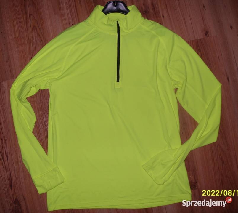 Sportowa limonkowa neonowa Bluza JNowa rMXL długi Rawicz sprzedam