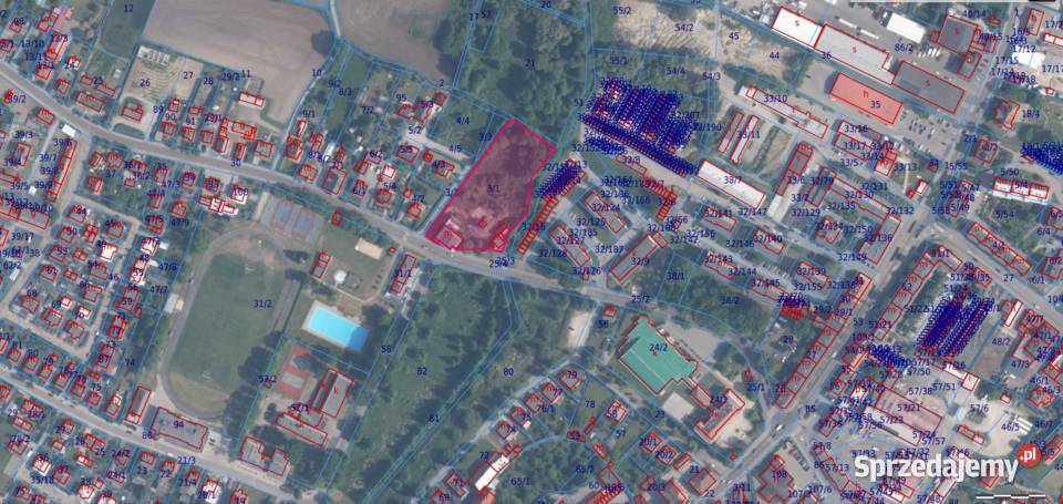 Duża działka w centrum miasta Syców 6800m2