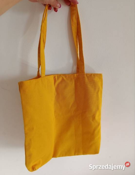 Urocza żółta torba shopper z pszczółką nowa Koło