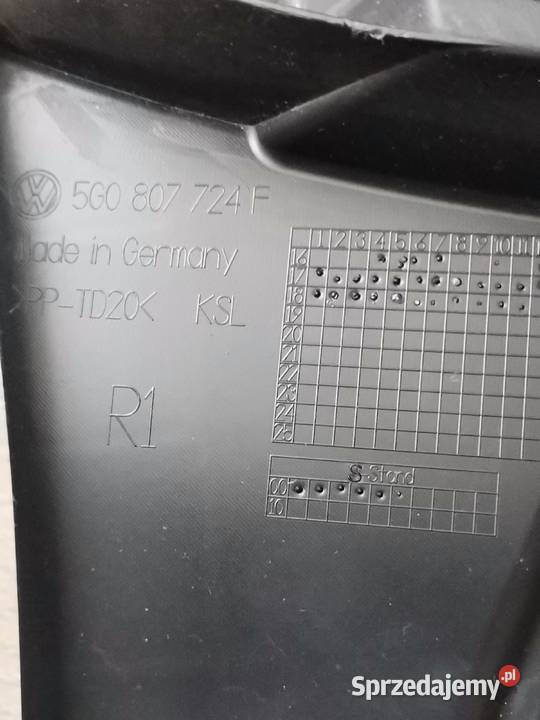VW GOLF 7 VII PRAWY ŚLIZG ZDERZAKA PRZÓD sprzedam