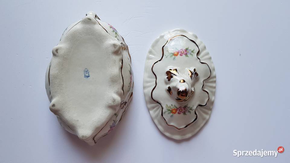 Sygnowane ceramiczne puzderko bombonierka w Dąbrowa Górnicza
