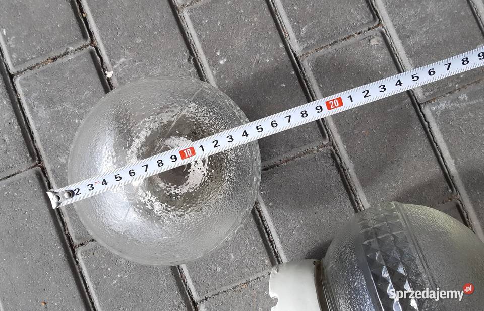 Lampy PRL vintage porcelana i szkło Retro oprawy sprzedam