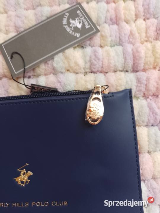 Beverly Hills Polo Club Granatowy portfel małopolskie