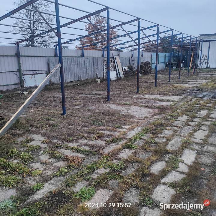 wiata stalowa elementy wiaty 20x5 m Hajnówka