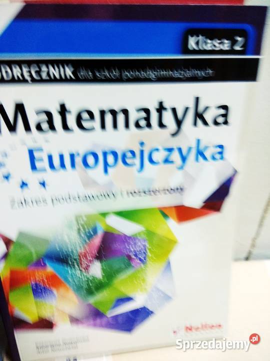 Matematyka Europejczyka rozszerzenie szkoły Antykwariat Warszawa sprzedam