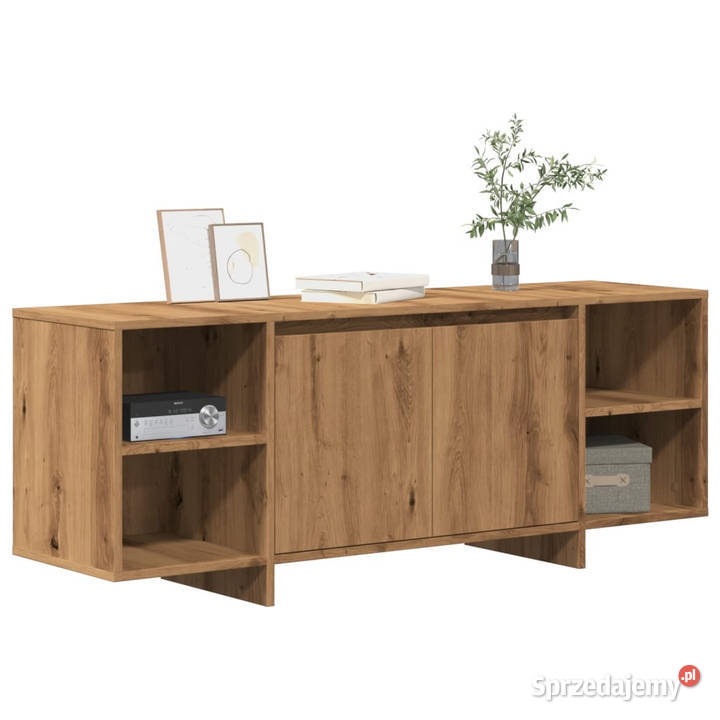 Szafka TV dąb artisan 130x35x50 materiał Warszawa
