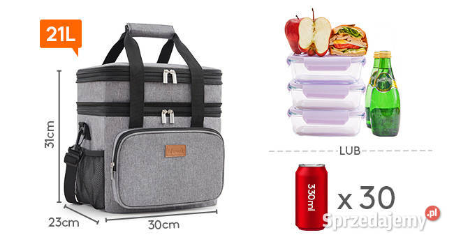 Lifewit Izolowana Torba Chłodząca 15L