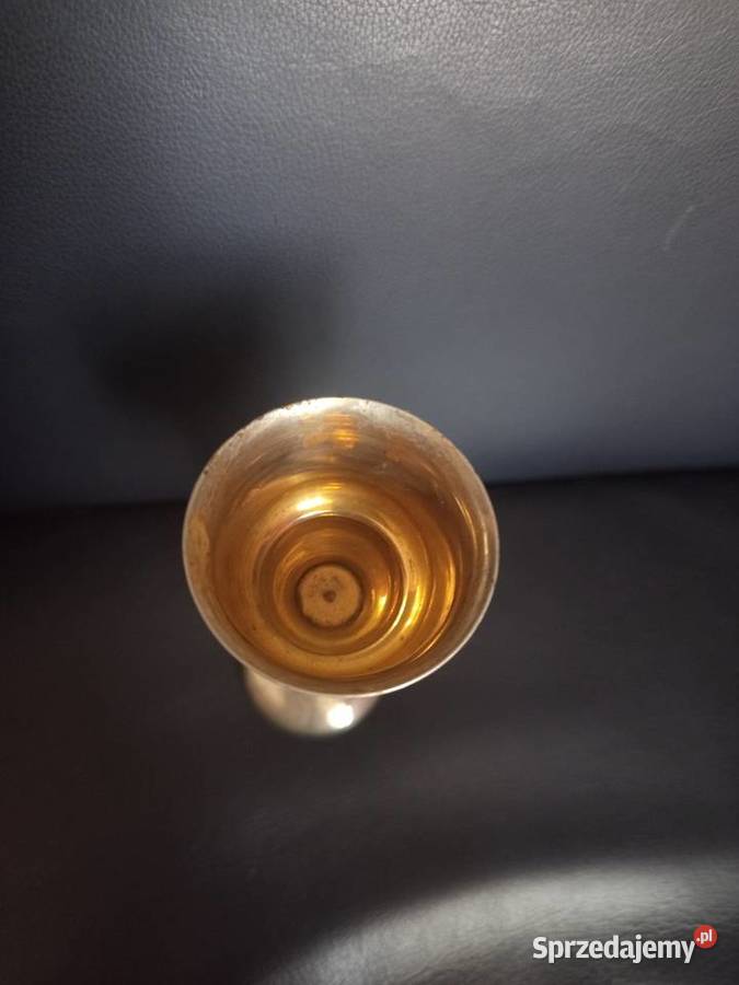 Kieliszek platerowany na nóżce Nakło nad Notecią sprzedam