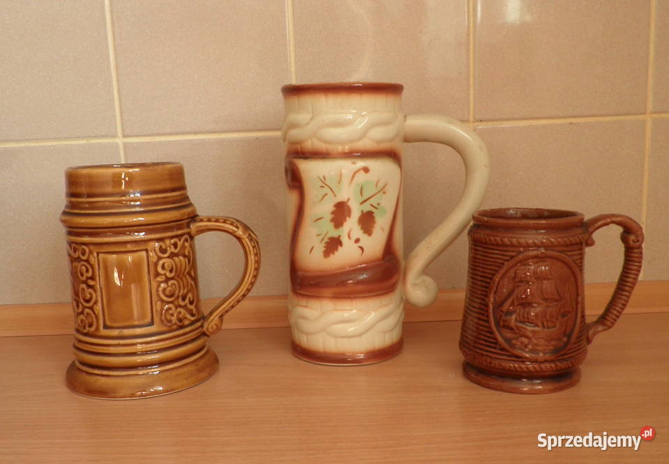 Kufel kufle PRL Ceramika i szkło wielkopolskie Piła