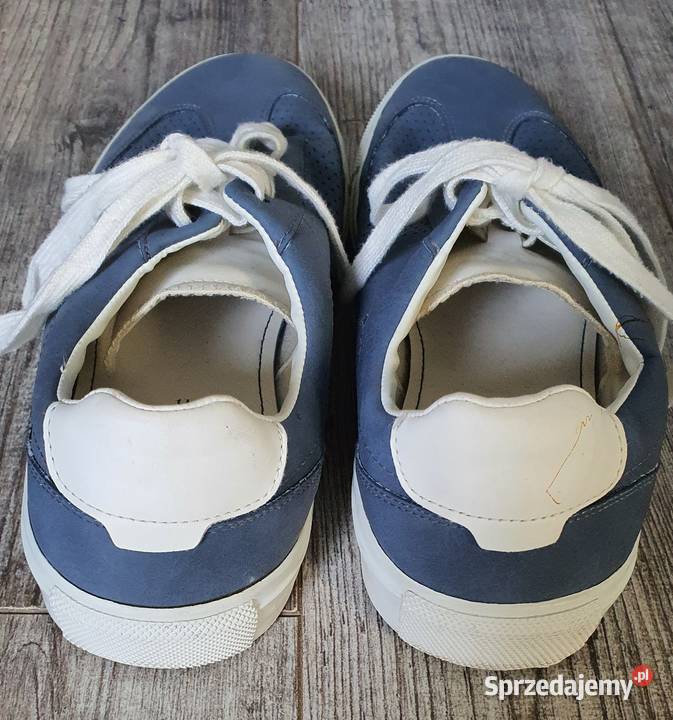 Sneakersy niebieskie Zara 41 podkarpackie Leżajsk