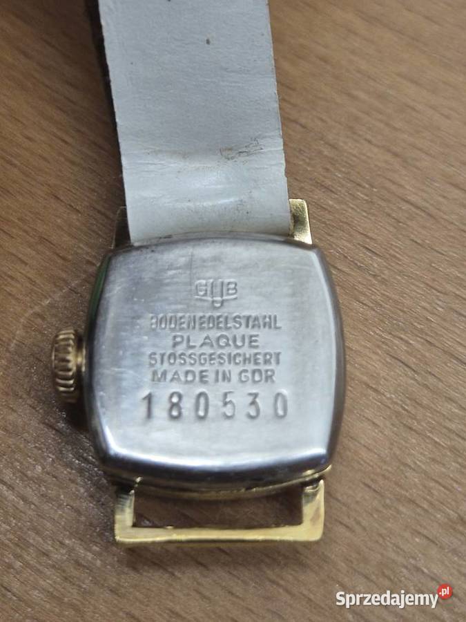 Stary zegarek Glashtte GuB miniatura śląskie Chorzów