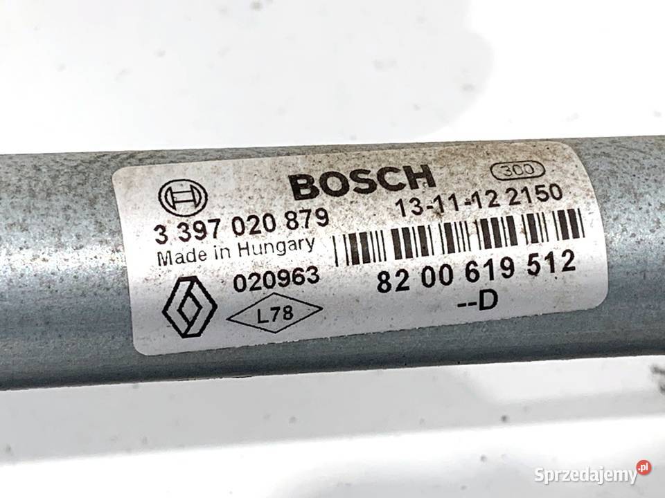 MECHANIZM WYCIERACZEK PRZÓD DACIA DUSTER