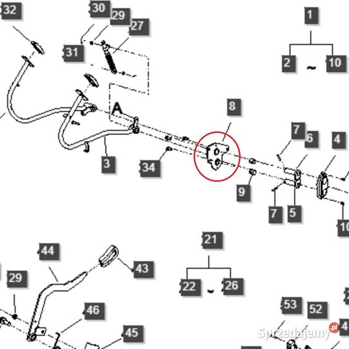 Płyta montażowa dźwigni wspornik 40011440 LS sprzedam