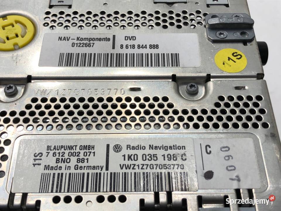 RADIO VW PASSAT B6 1K0035198C 0511 ODTWARZACZ sprzedam