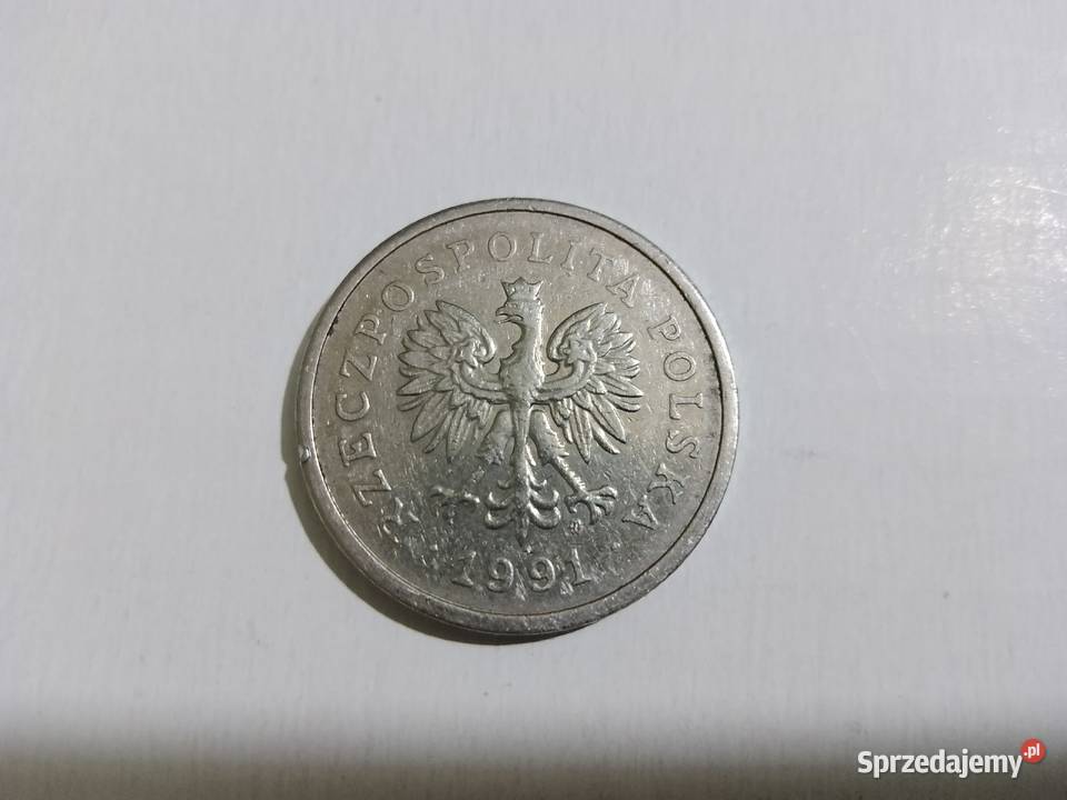 Moneta 1 złoty z 1991 roku 1 Numizmatyka lubelskie Świdnik