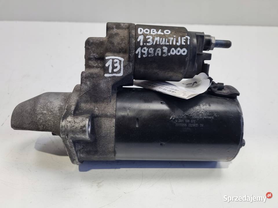 ROZRUSZNIK Fiat Doblo 13 MJet ROZRUSZNIK bosch Układ elektryczny silnika Rudka