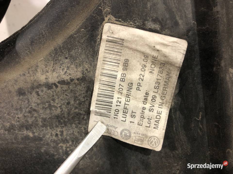 WENTYLATOR CHŁODNICY AUDI A3 8P 20 150