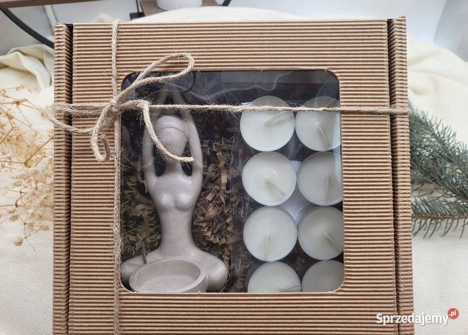 Box świecznik joginka wkłady sojowe zapachowe Świece Piotrków Trybunalski