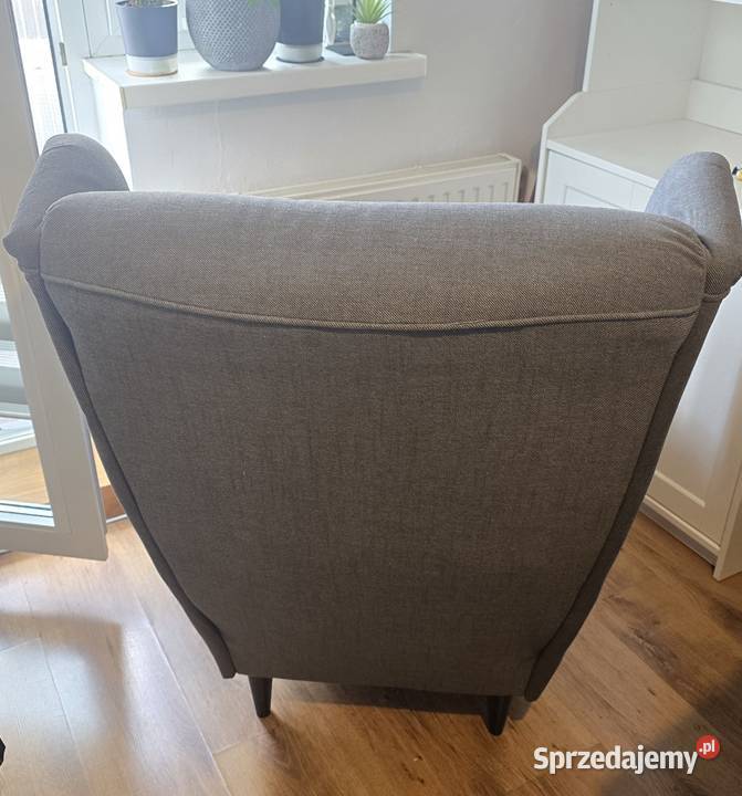 IKEA Fotel ciemnoszary Strandmon
