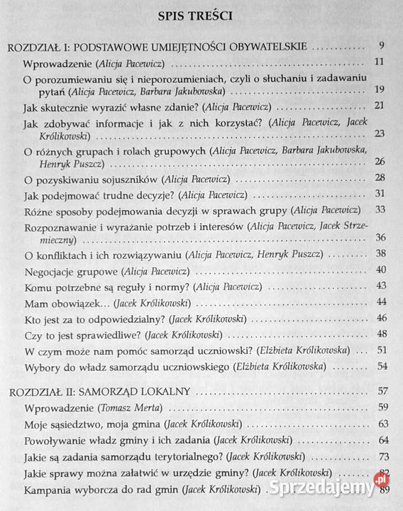 Kształcenie obywatelskie w szkole samorządowej