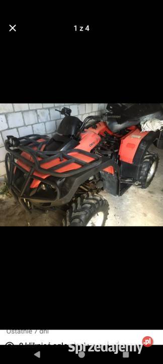 Quad 4ce diesel uszk uszkodzony Hyosung Mieronice