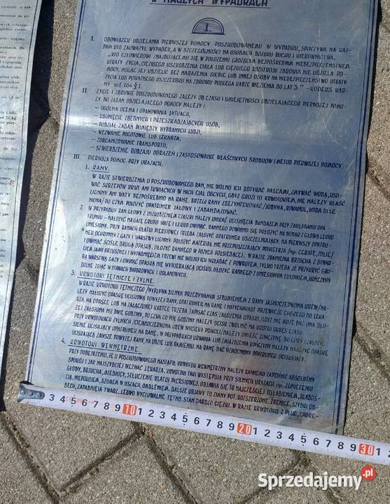Tablice stanowiskowe BHP PRL Tokarka Frezarka pomorskie Gdynia sprzedam