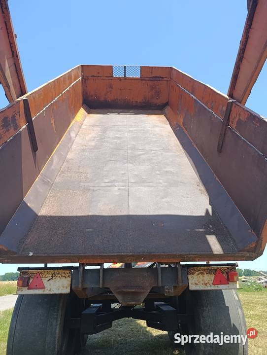 Przyczepa skorupa wywrotka tandem 12 ton Kożuszki sprzedam