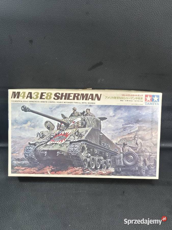 TAMMT218 Tamiya 135 M4A3E8 Sherman wycofany z Poddębice sprzedam