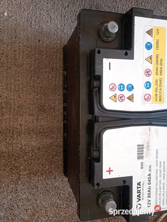 Akumulator Varta 80 AH 640 A osobowe Wrocław