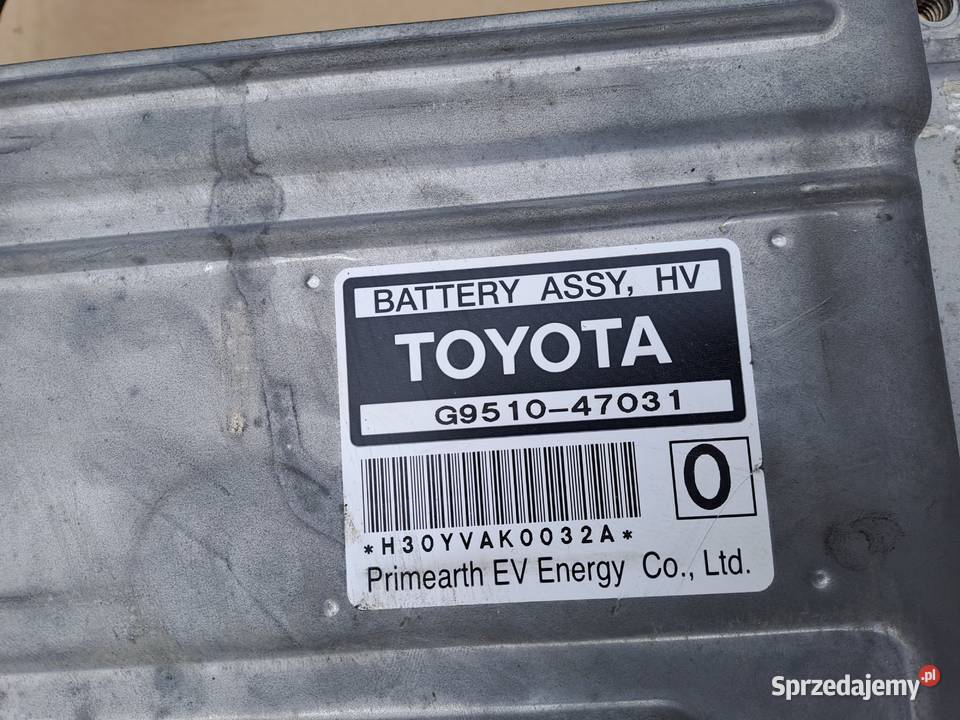 Toyota Prius II 15 16V Hybrid bateria osobowe Jastrzębie-Zdrój