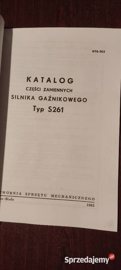 Katalog części silnika s 261 podkarpackie