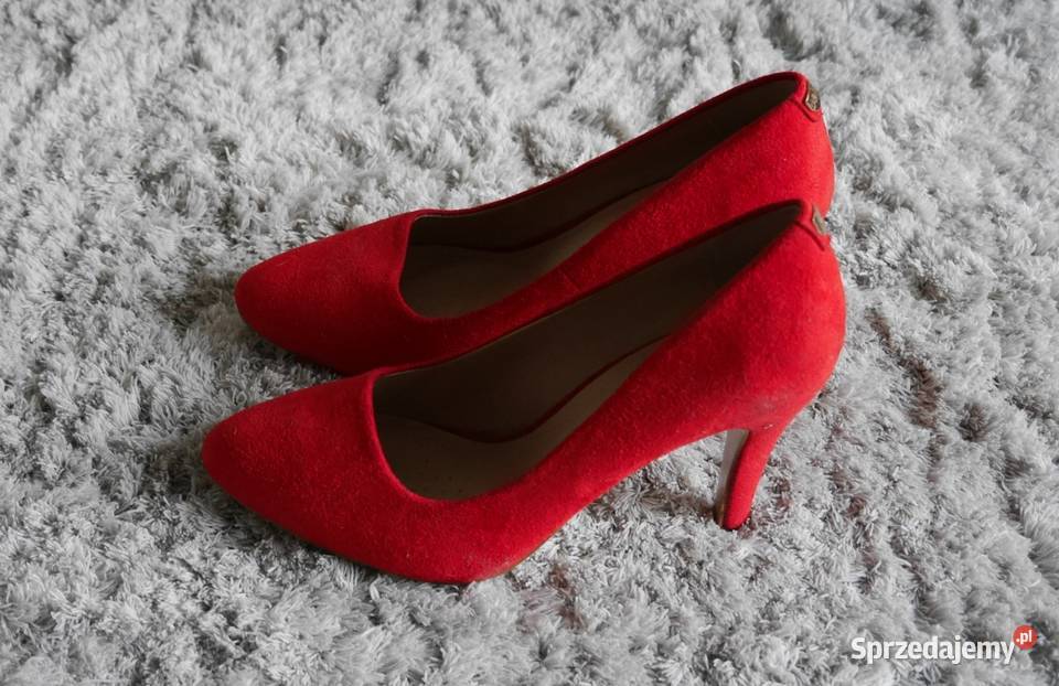 Jenny Fairy śliczne czerwone szpilki 38