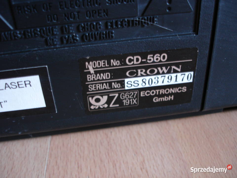 Radiomagnetofon CROWN CD560 Radioodtwarzacze lubuskie Zielona Góra