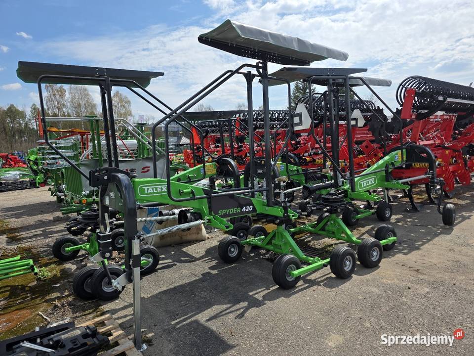 Zgrabiarka karuzelowa Talex Spyder 420 42m nieuszkodzony Kielce sprzedam
