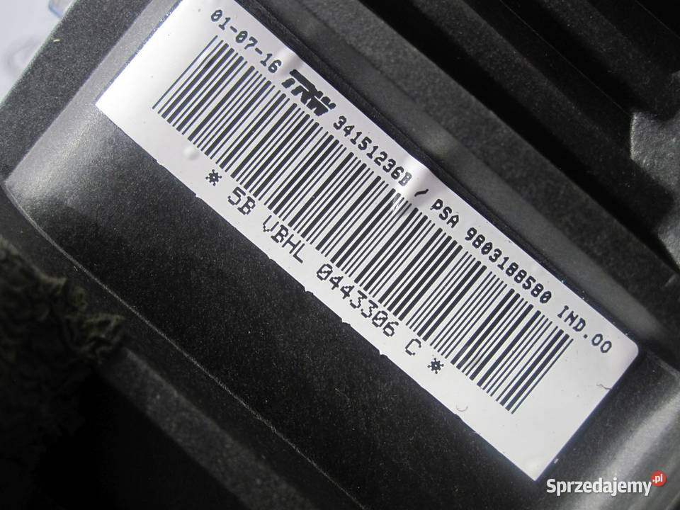 PEUGEOT 3008 I LIFT 16r AIRBAG poduszka pasażera świętokrzyskie