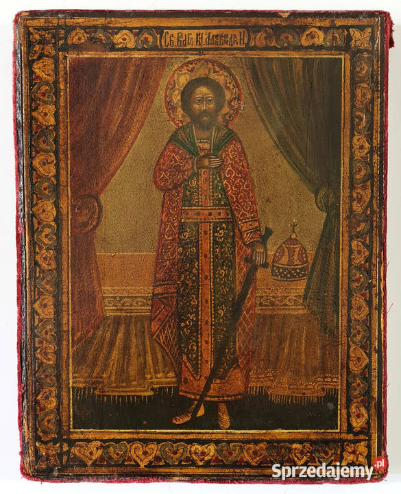 Ikona Święty Aleksander Newski 0054 Warszawa sprzedam