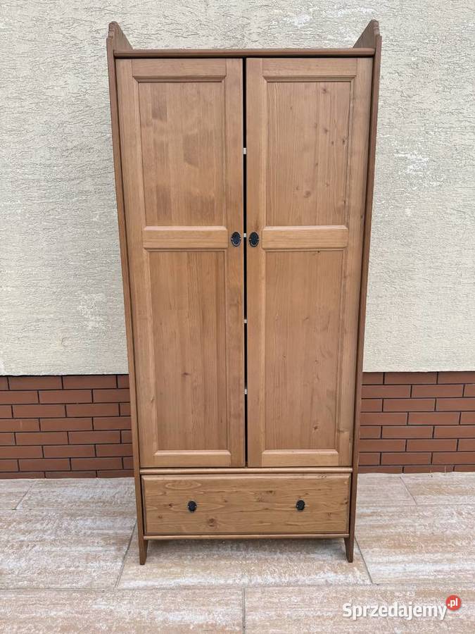 Szafa 2 drzwiowa drewniana Ikea Leksvik Sulbiny