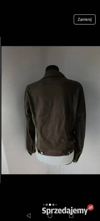 Kurtka jeansowa Denim Diesel khaki wiatrówka Krosno