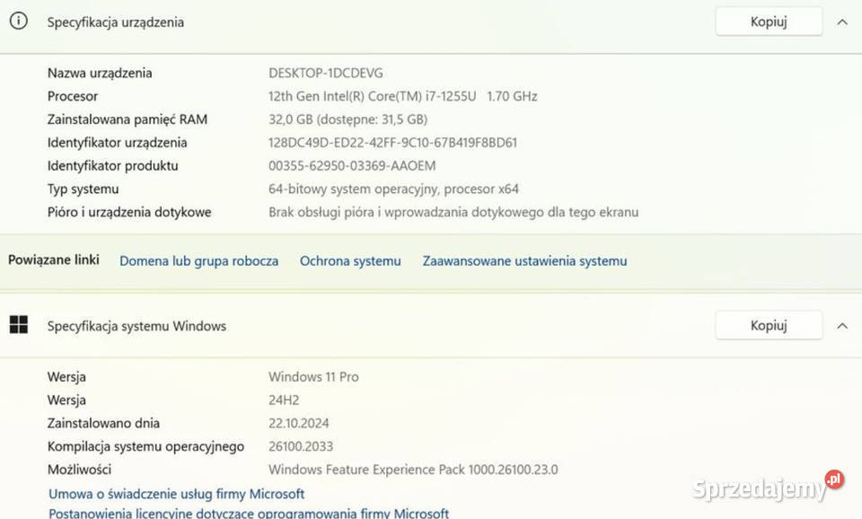 hp elitebook 840 G9 I7 1255U 32GB 512GB win11 USB 3.0 Jelenia Góra