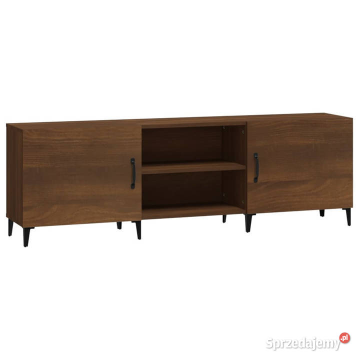 Szafka TV brązowy dąb 150x30x50 materiał Warszawa