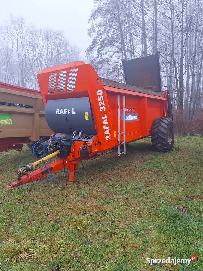 Rozrzutnik obornika wannowy wałki pionowe Fendt podlaskie Łomża
