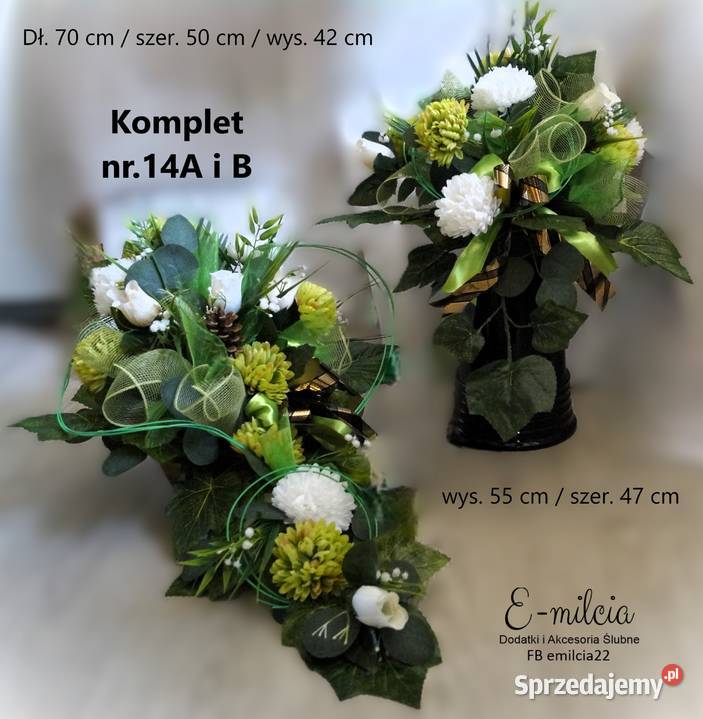 Stroiki na Pomnik Cmentarz Komplet stroik na Zielona Góra