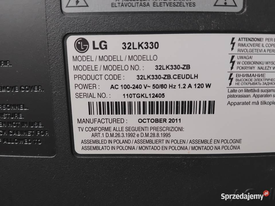 Telewizor 32cale LG sprzedam Białystok
