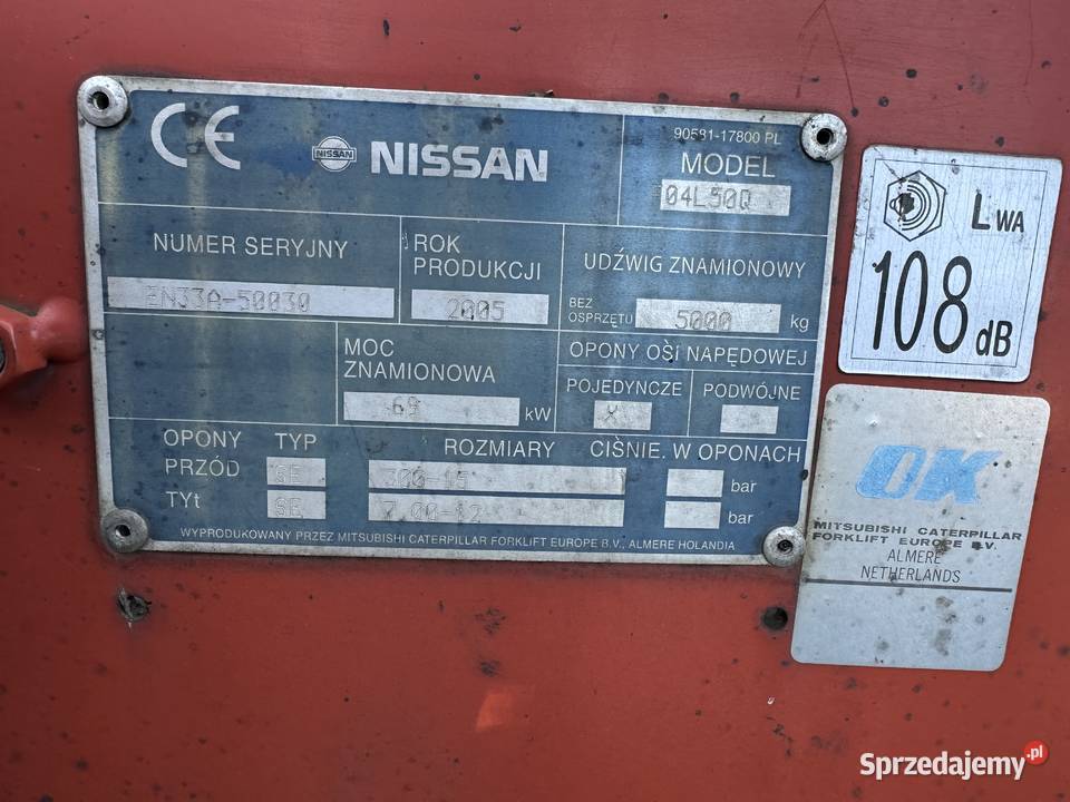 Mitsubishi Nissan 5t Mitsubishi Białystok