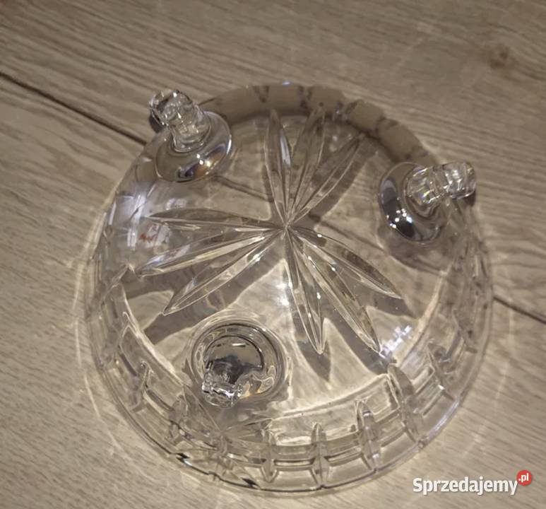 Salaterka miseczka Kryształ Oryginał PRL Antyki, Sztuka, Kolekcje Łódź
